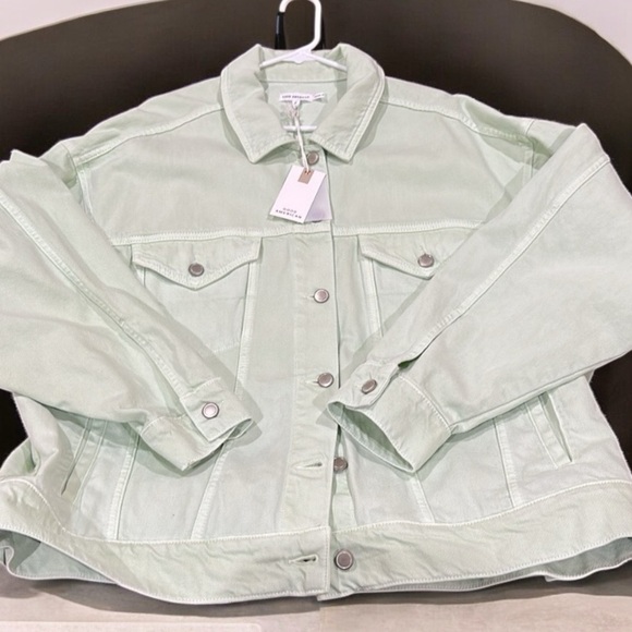 NWT Good American | Good 90s Denim Jacket | oversized fit Women’s Sz XL 14-16 - Picture 8 of 11